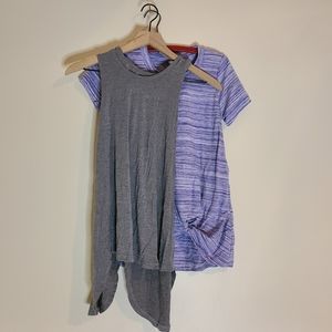 Bundle 2 latched mama active workout shirts